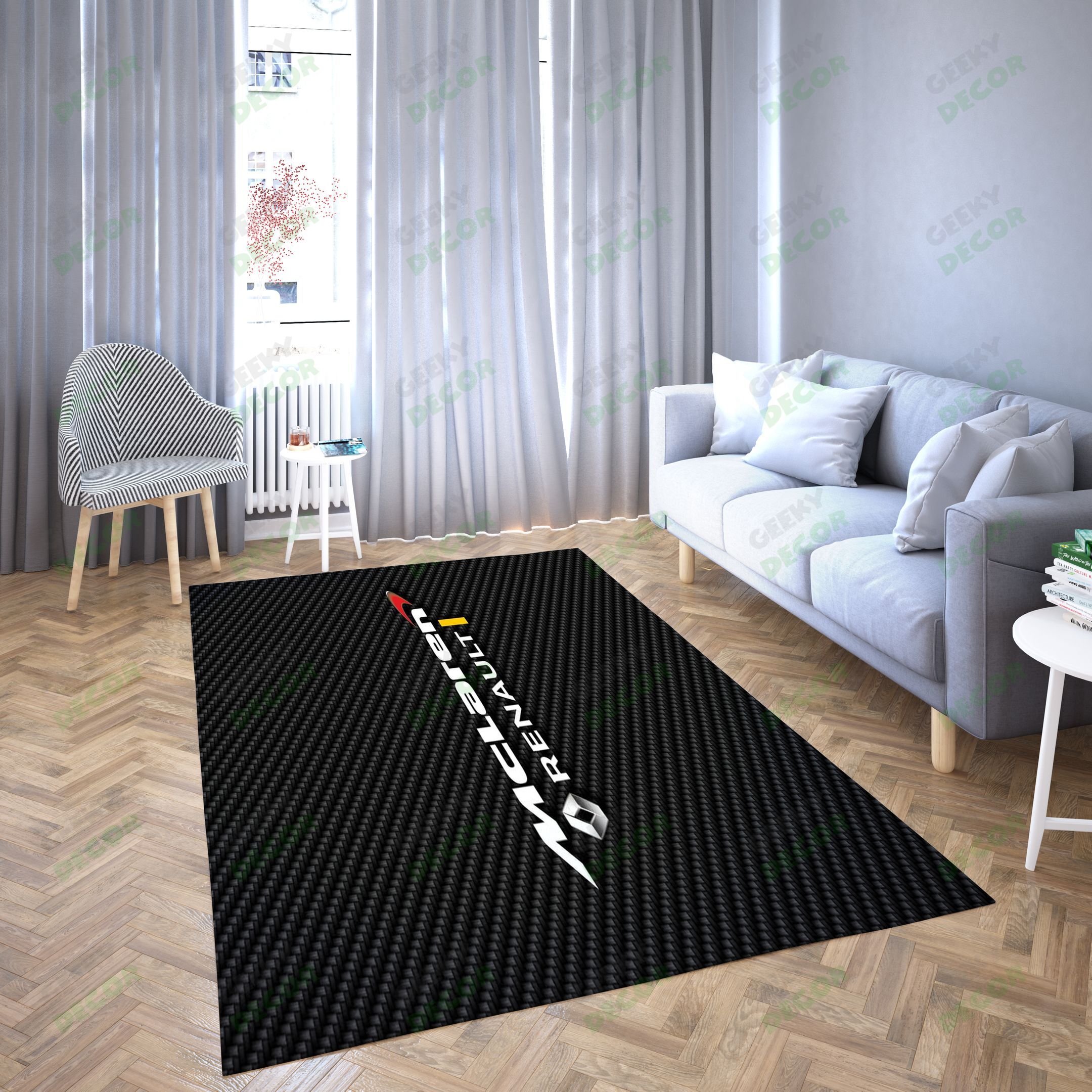 Mclaren Logo Nice Carpet Living Room – Area Rug