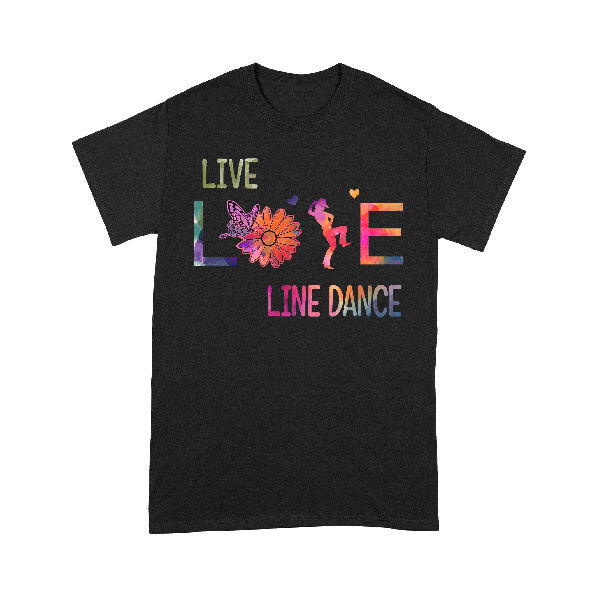 Live Love Line Dance Gift – Premium T-shirt