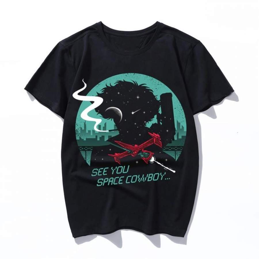 space cowboy ulzzang harajuku t-shirt tshirt women men print t shirt summer aesthetic femaale graphic hands 90s top clothes