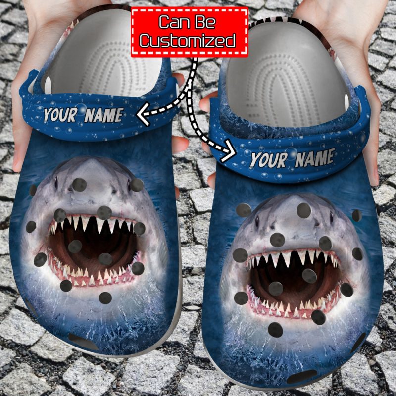 Shark – Shark Mouth Custom Clog Shoes For Men And Women