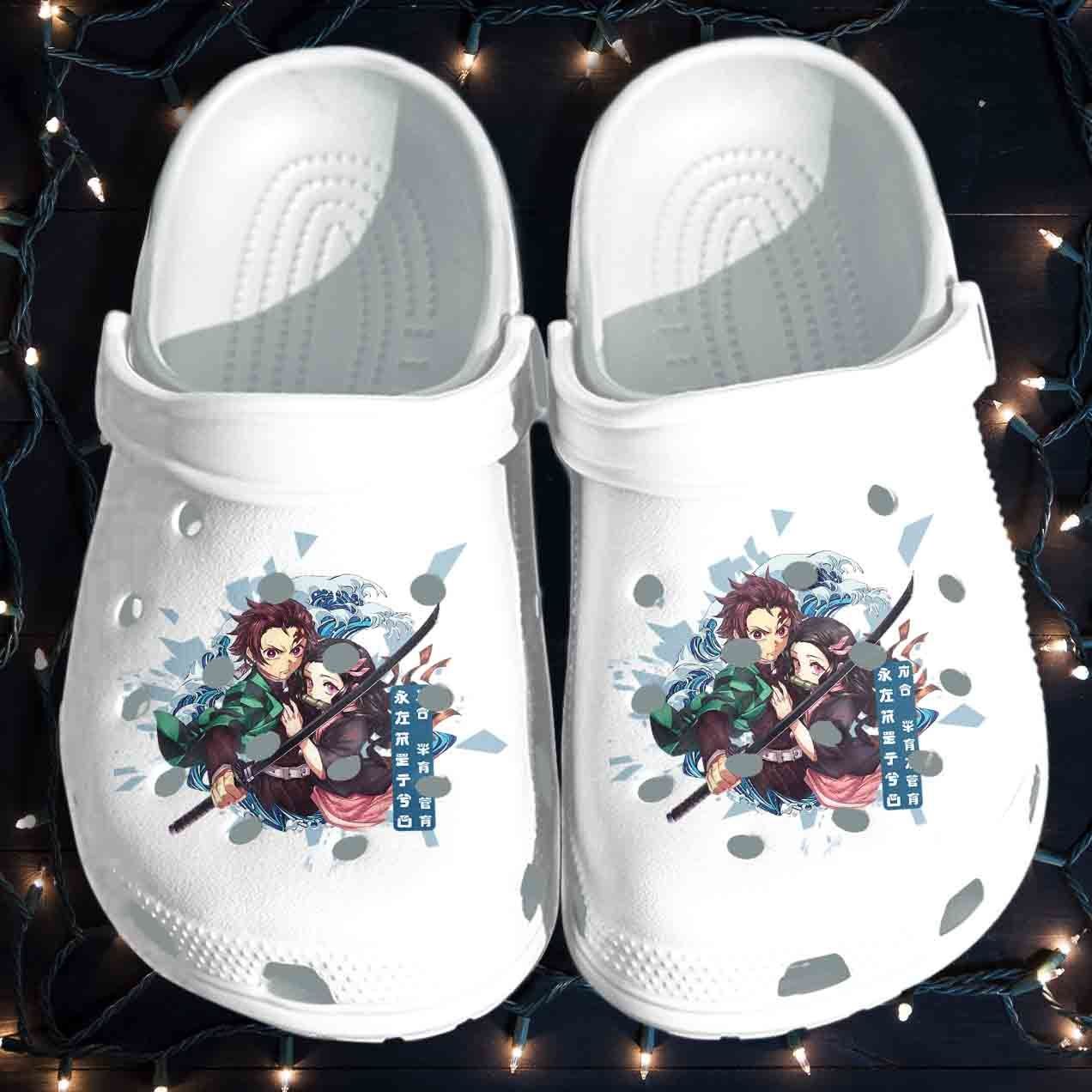 Slayers Demon Anime Manga Fan Art Clogs Shoes – Japanese Manga Clogs Clog Birthday Gift For Boy Girl