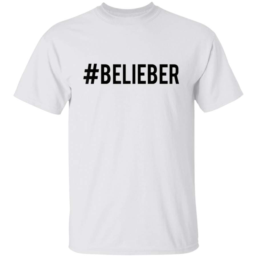 Justin Bieber Official Belieber Hashtag TShirt