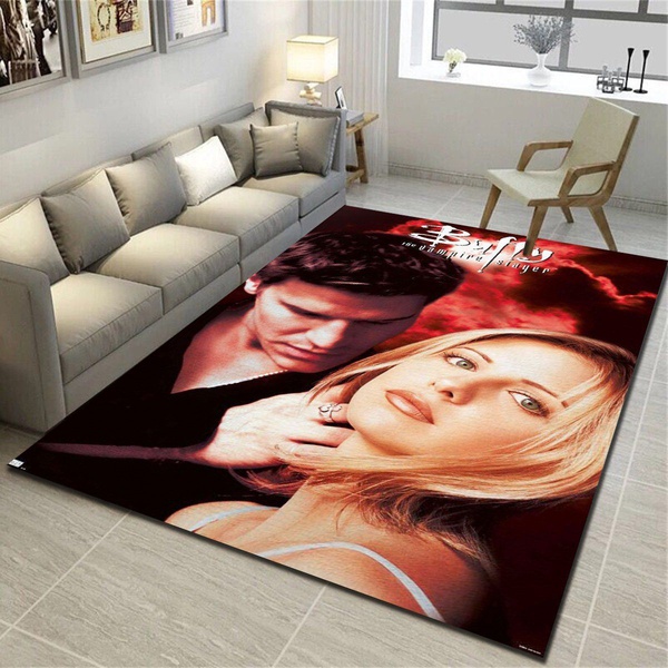 Buffy The Vampire Slayer Season One Sheet Area Rug, Living Room Bedroom Carpet