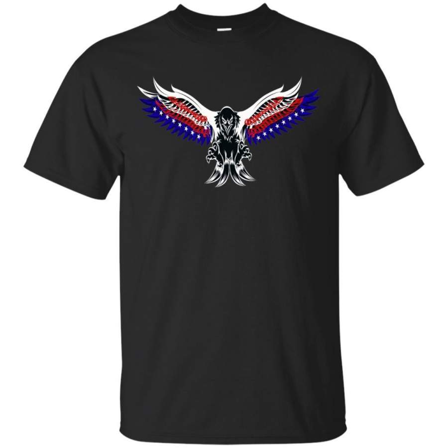 AGR 4th of July Patriotic Red White And Blue Eagle T-Shirt zGalaxy Fashion T-Shirt