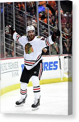 Chicago Blackhawks V Anaheim Ducks Harry How Canvas Print