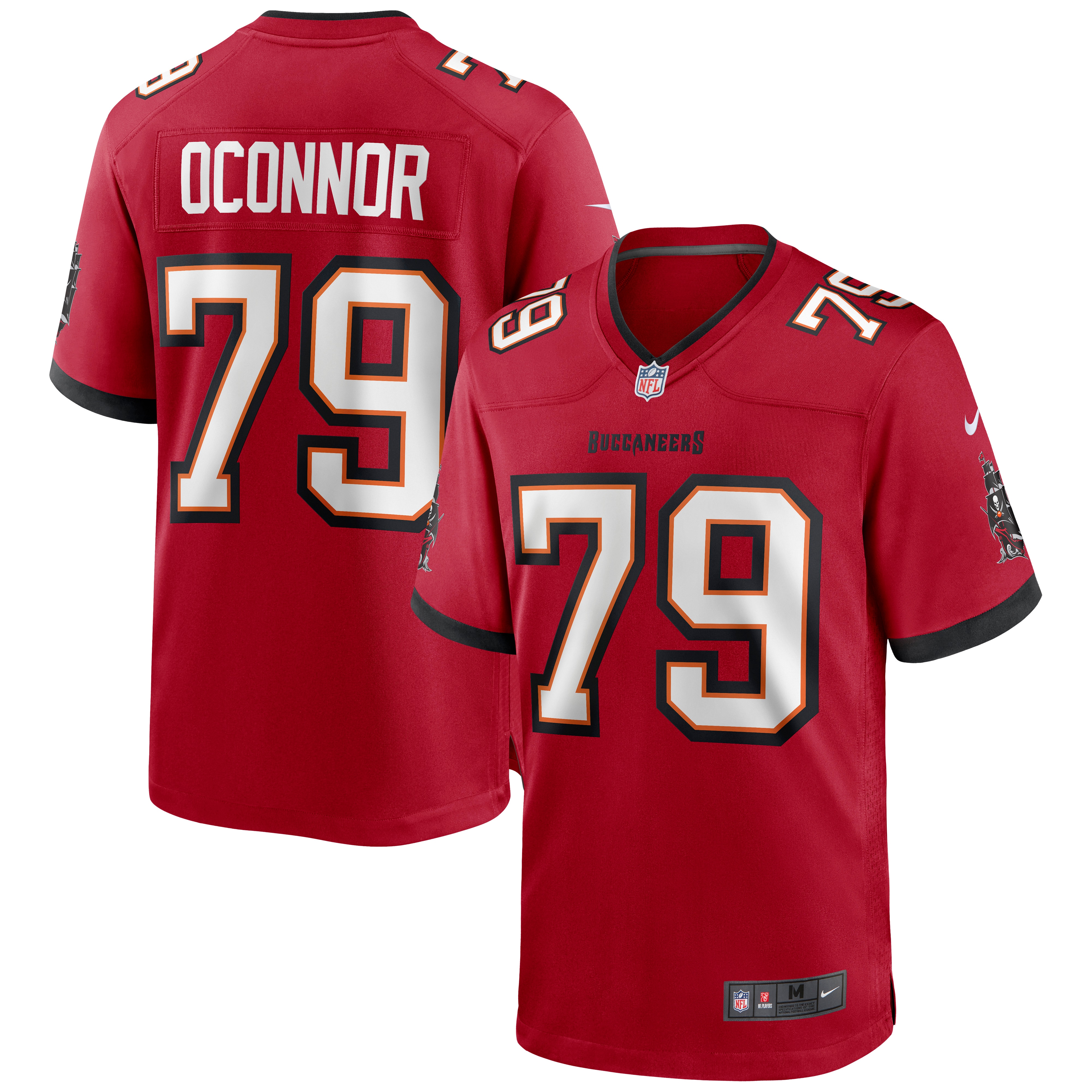 Men’s Tampa Bay Buccaneers Patrick O’Connor Red Game Jersey