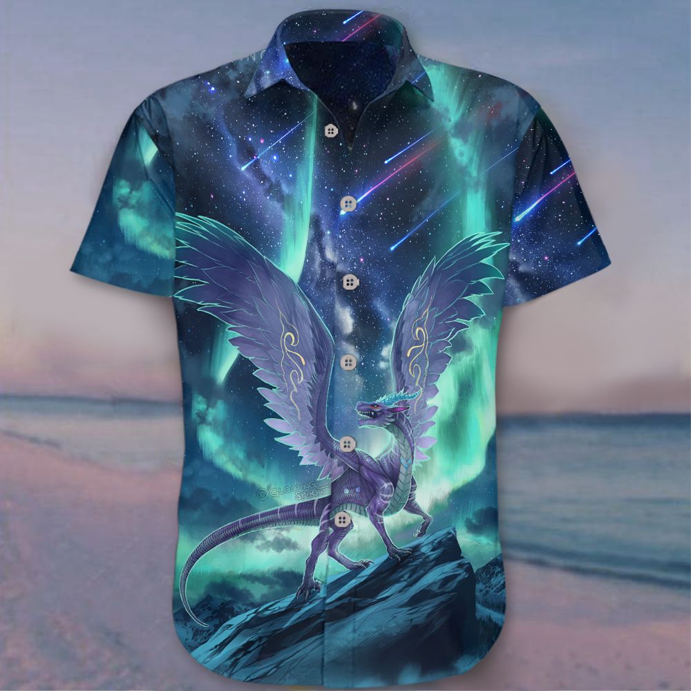 Dragon Hawaii Shirt Mens Button Up Gift Ha94753