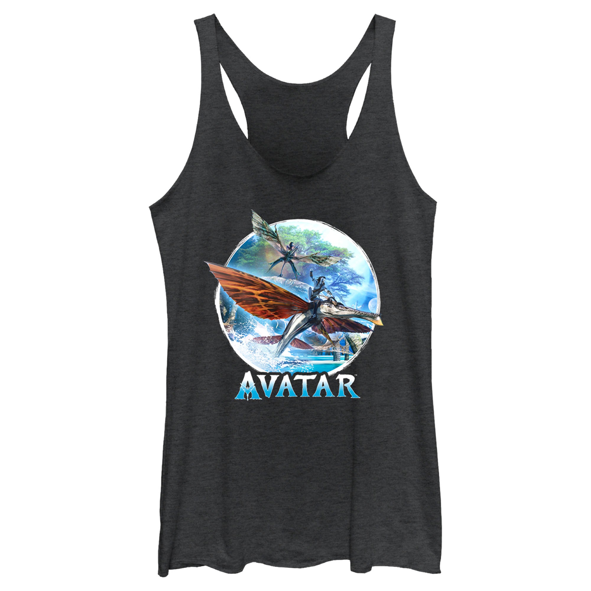 Women’S Avatar: The Way Of Water Tulkun Ride Logo Racerback Tank Top