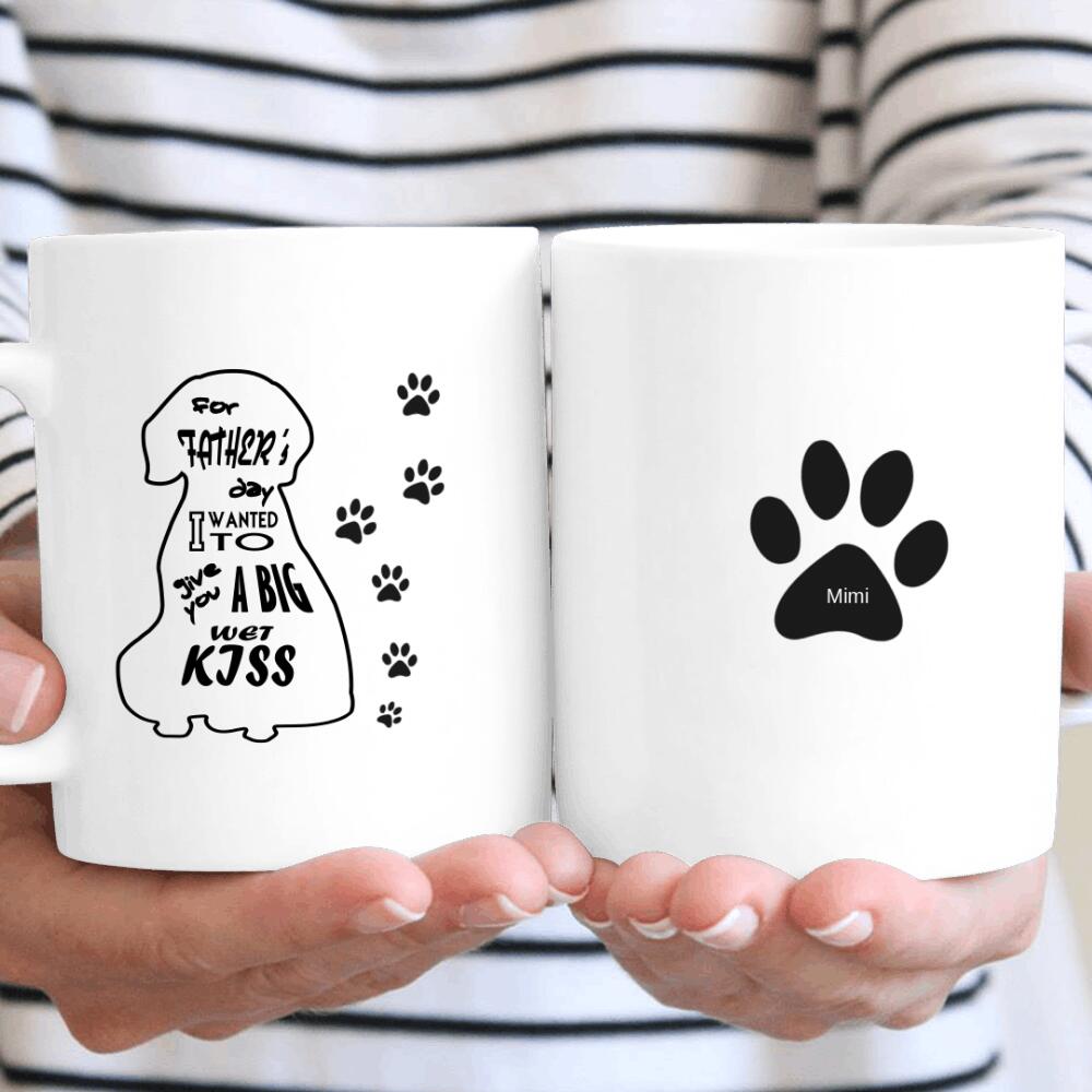 Personalized Happy Father’s Day To Dog Dad – Mug