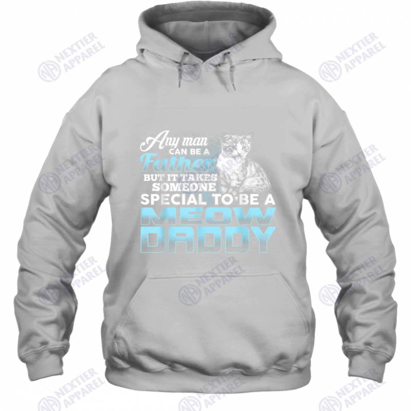 Meow Daddy Father’s Day Cat Kitten Lovers Dad Gift Hoodie