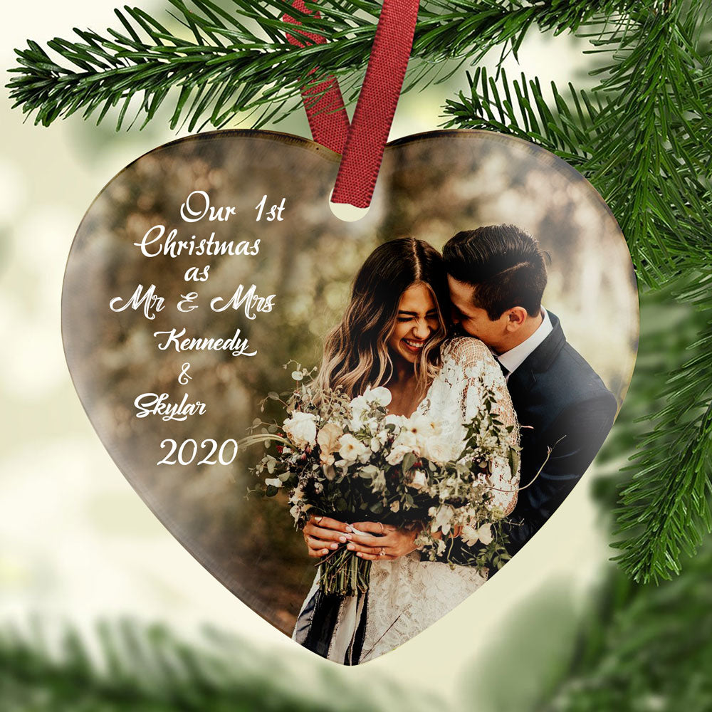 Our 1St Christmas Heart Ornament