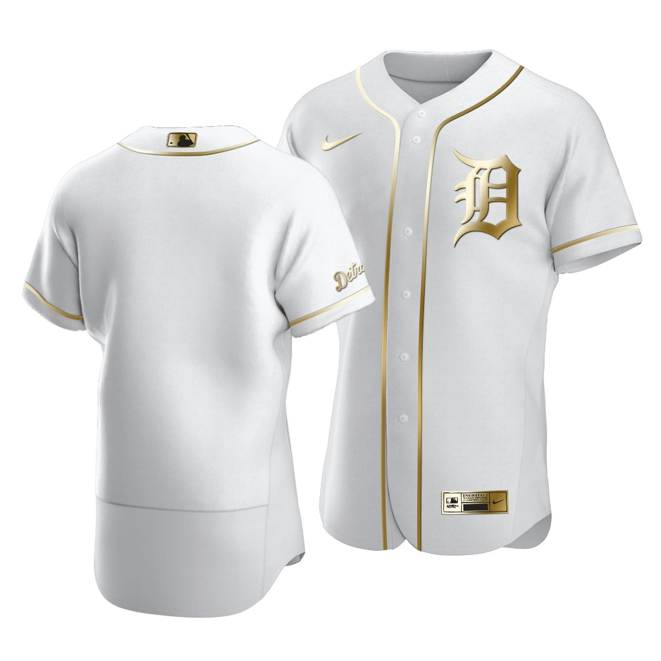 Tigers Golden Edition White  Jersey