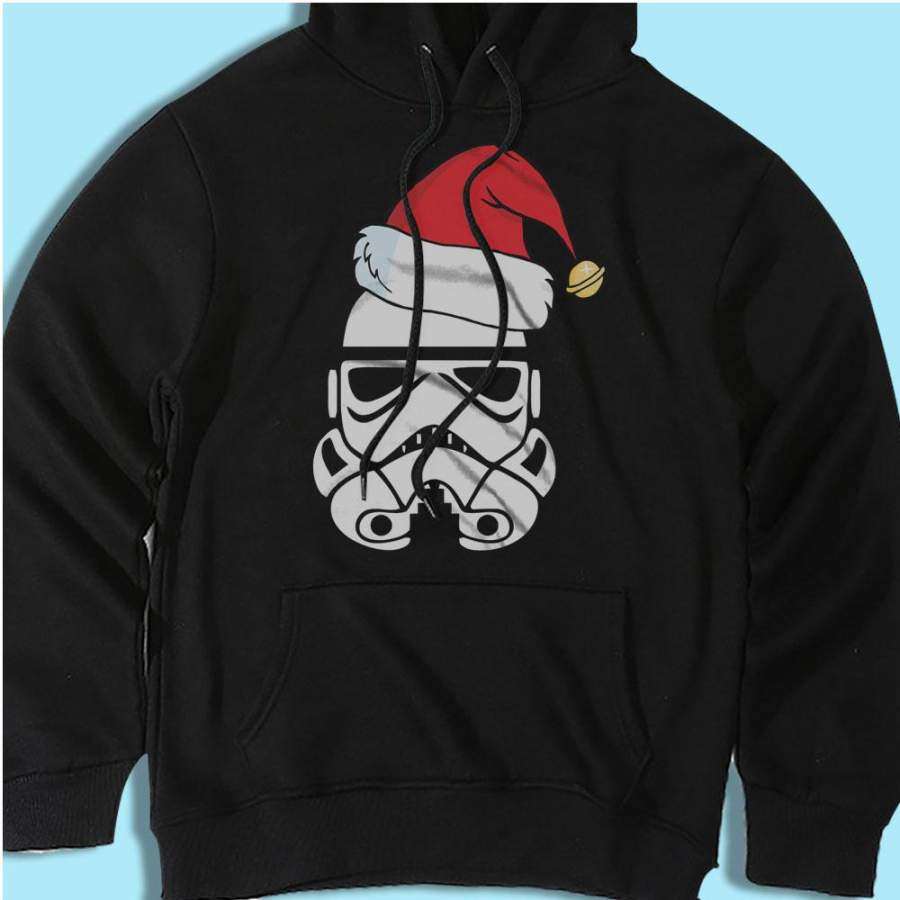 Storm Trooper Christmas Hat Men’S Hoodie