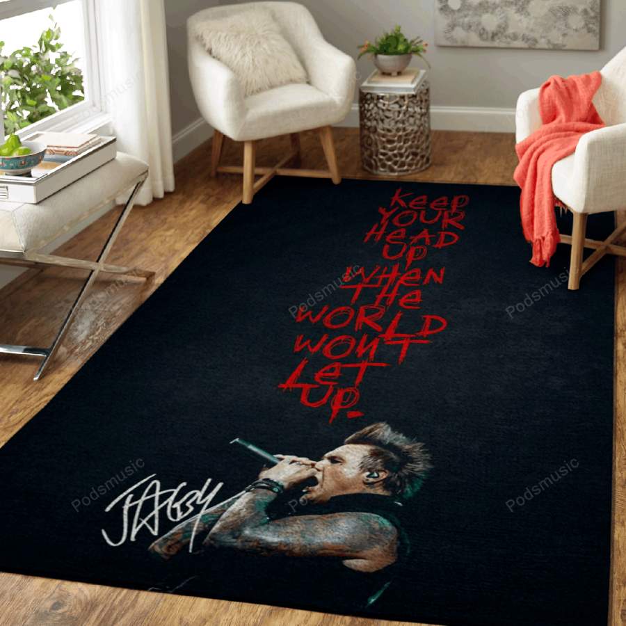 Music Jacoby Shaddix Rock – Music Legends Art For Fans Area Rug Living Room Carpet Floor Decor