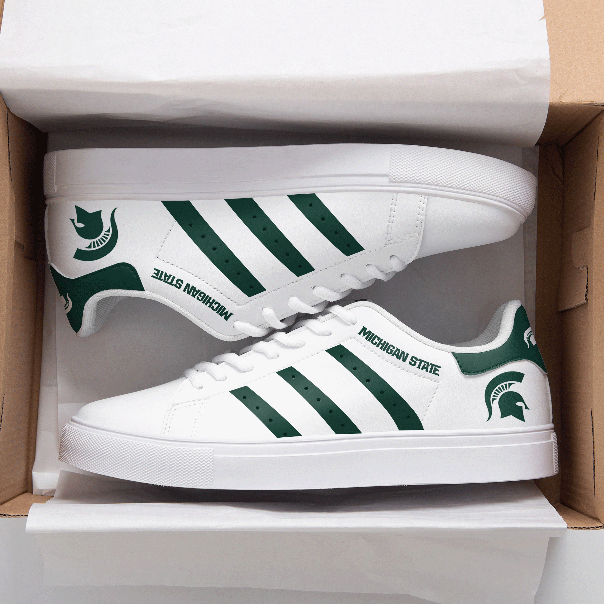 Michigan State Stan Smith Shoes