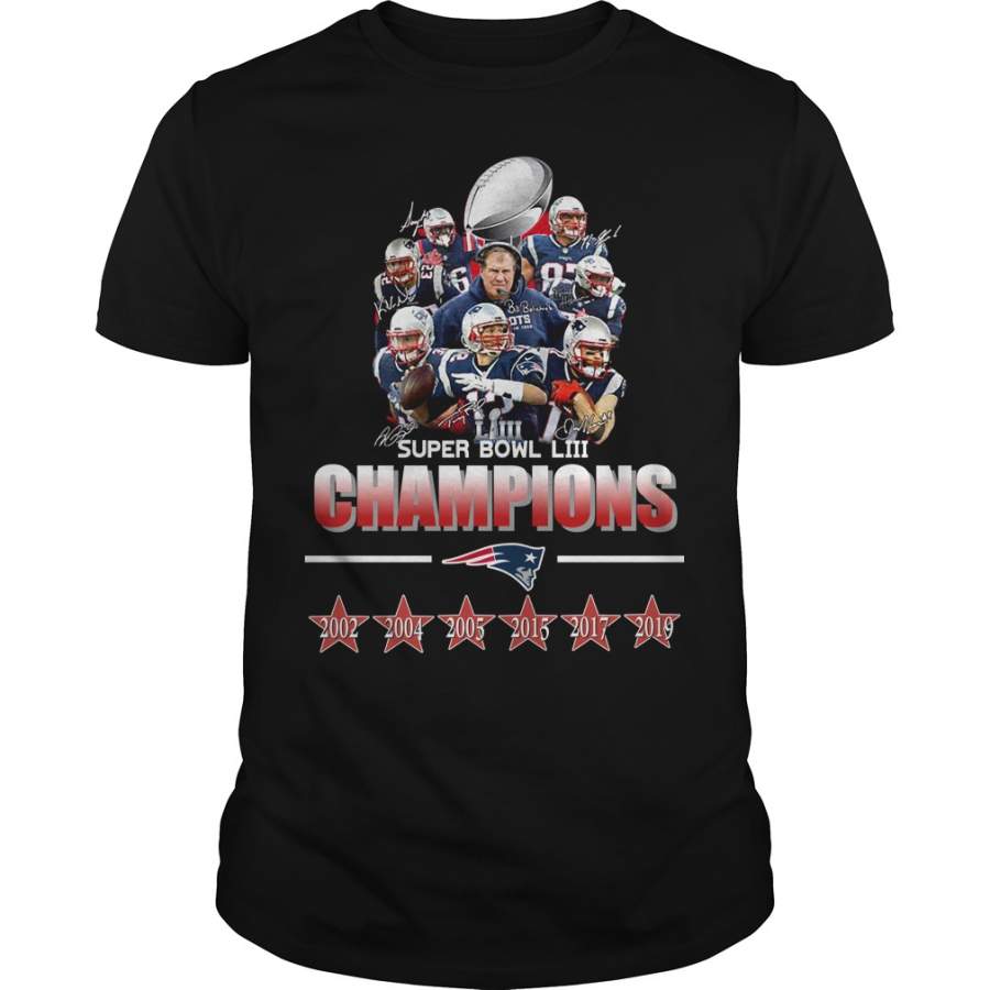 New England Patriots super bowl LIII champions 2019 T-Shirt