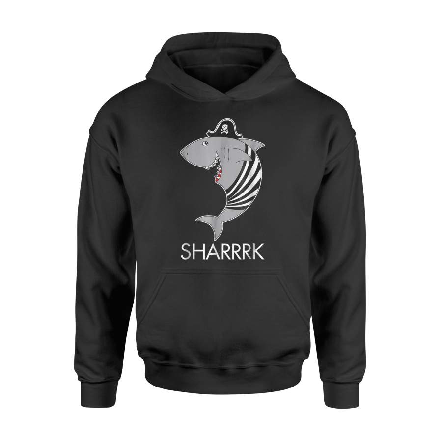 Cute Shark . Funny Shark Lover Gift Cute Pirate Hoodie