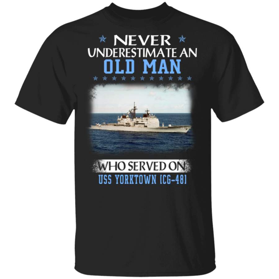 USS Yorktown CG-48 Veterans Day Christmas Gift T-Shirt