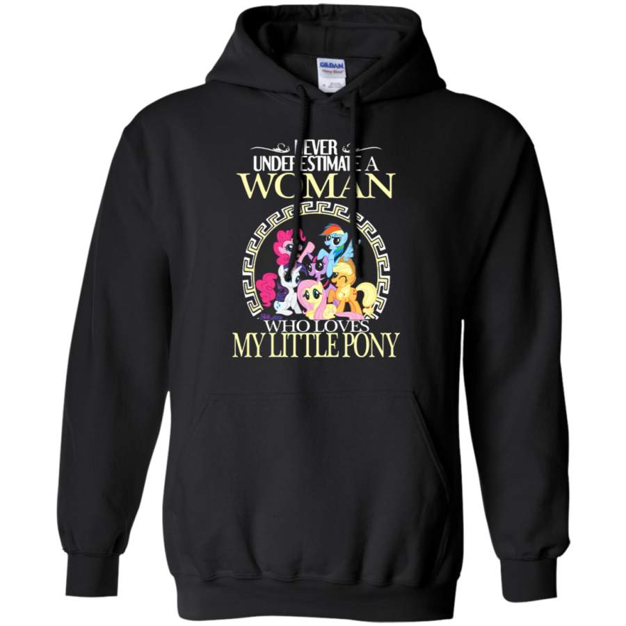 AGR Never Underestimate A Woman Who Loves My Little Pony Hoodie