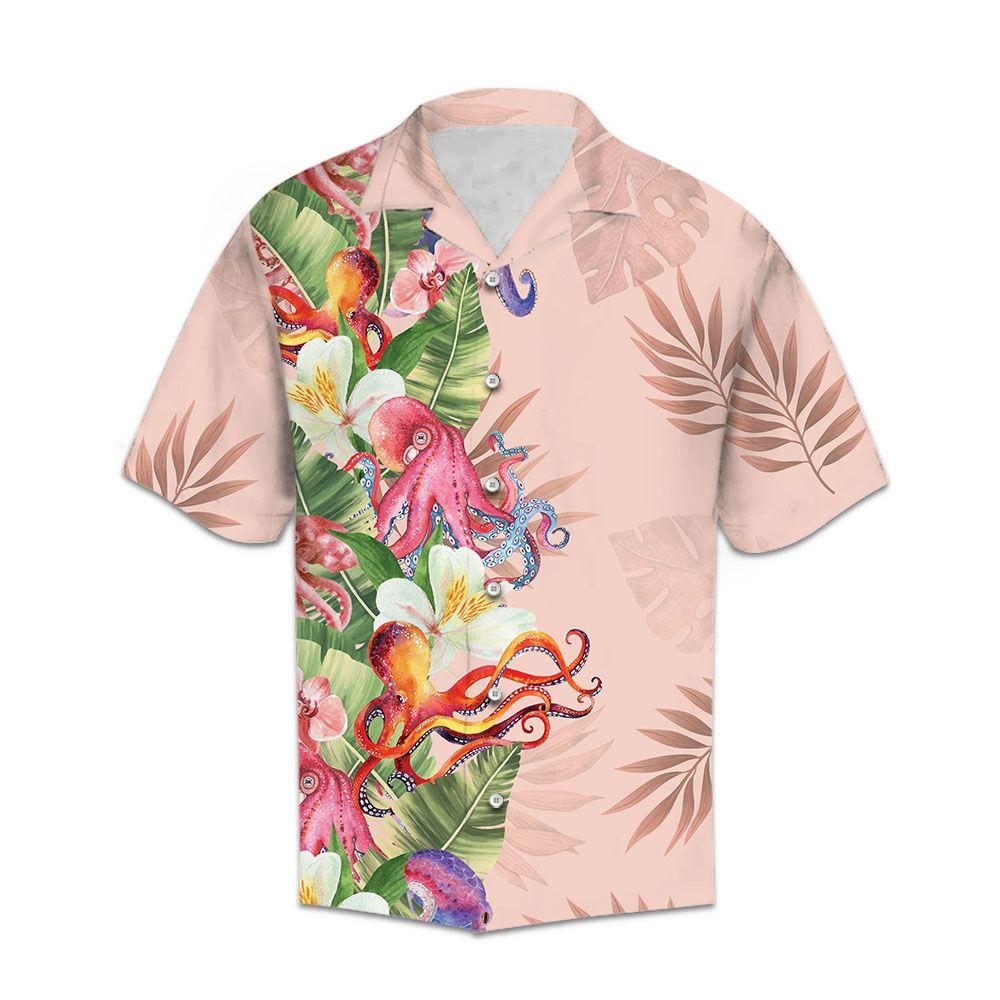 Tropical Octopus Hawaii Shirt For Hawaii Aloha Ha90250