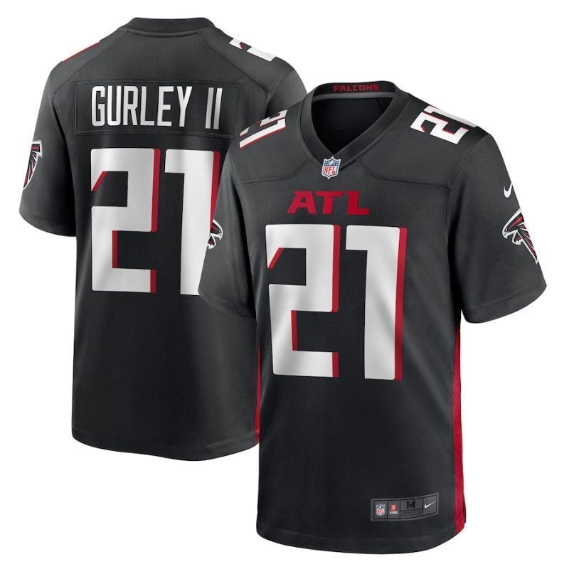 Atlanta Falcons Todd Gurley Ii #21 2020 NFL Black Jersey Jersey