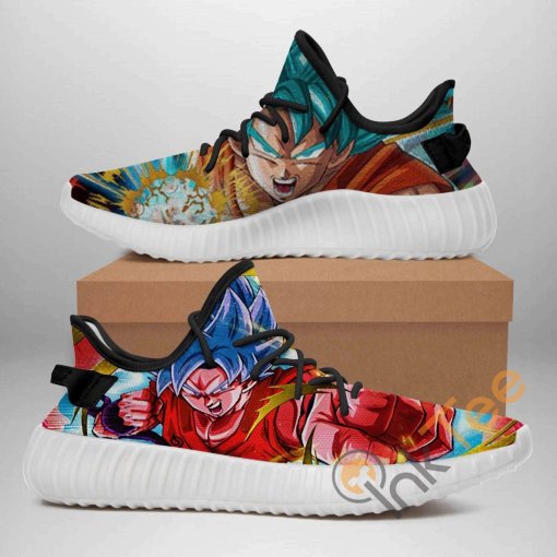 Buy Dragon Ball Custom Shoes Personalized Name Yeezy Sneakers