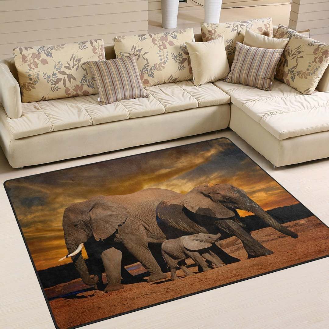 African Elephant PR Rug CAMLIRE