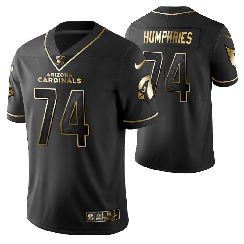 Arizona Cardinals D.j. Humphries 74 2021 NFL Golden Brandedition Black Jersey Gift For Cardinals Fans