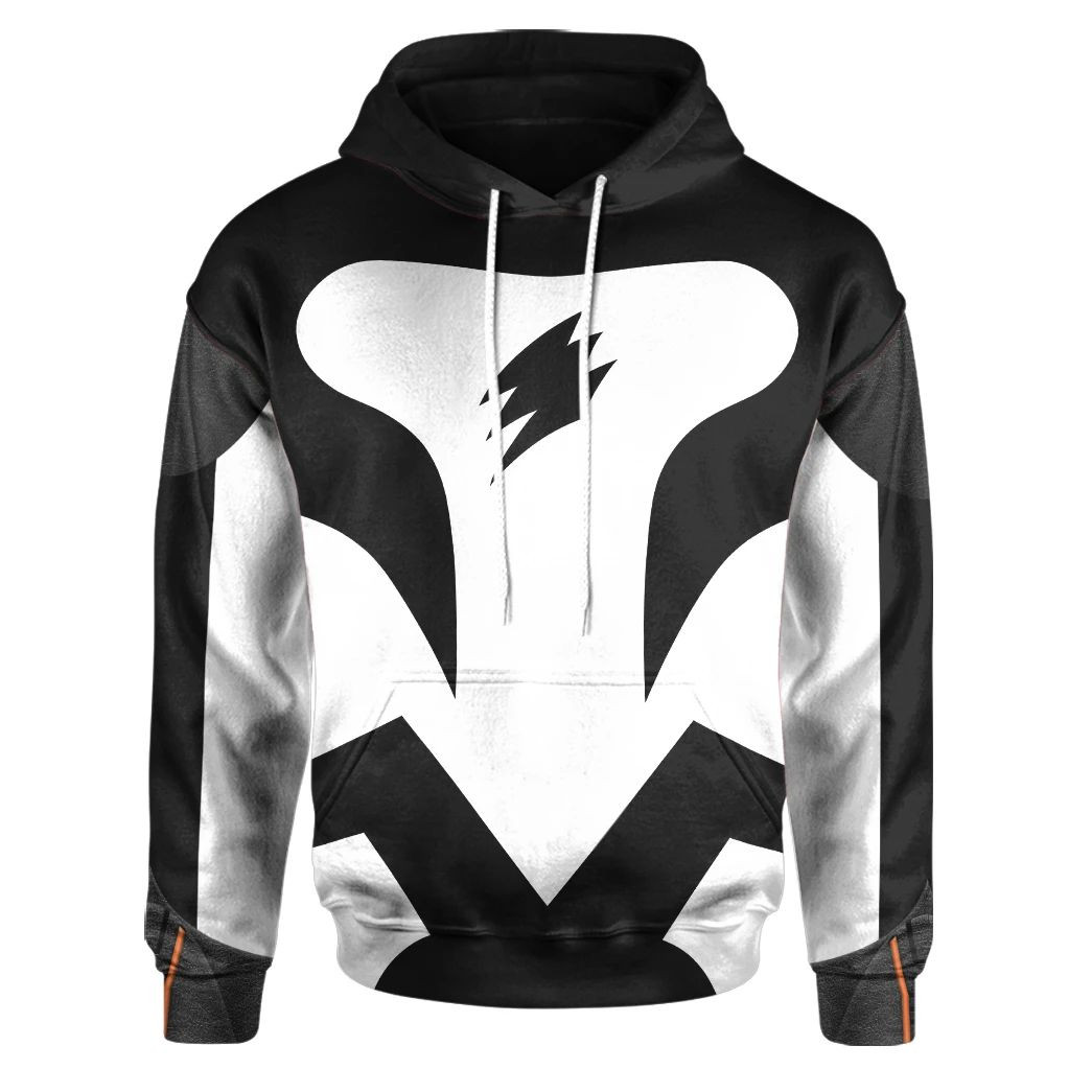 3D Power Ranger Jungle Fury Spirit Ranger Bat Ranger Custom Hoodie