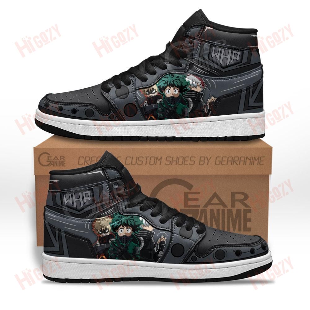 Three Musketeers Bnha Sneakers Custom Anime My Hero Academia Shoes