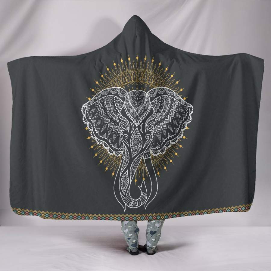 Hoodie Blanket Elephant