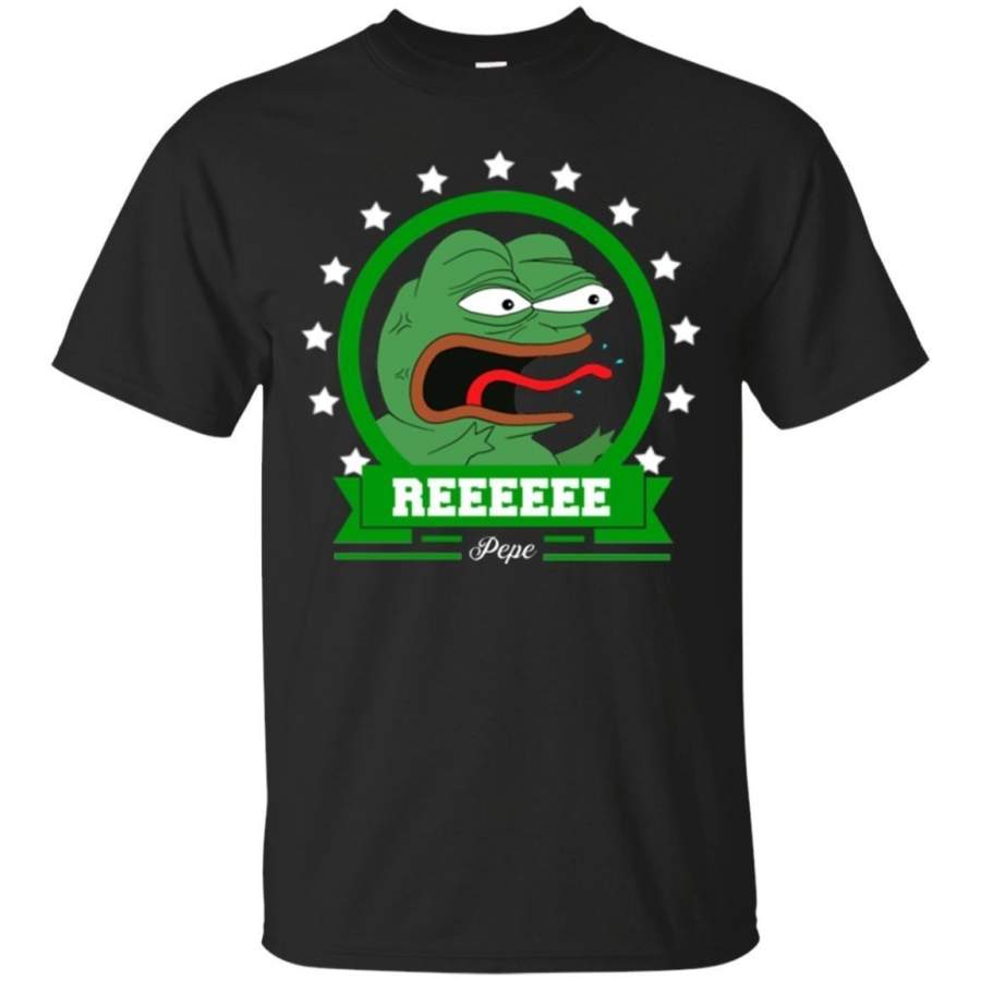 Unique Fashion Style Reeeeee Angry Pepe Frog T-Shirt