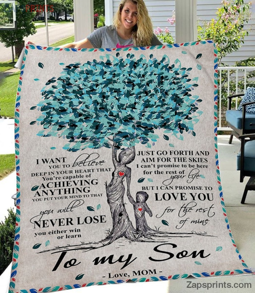 Gift For Son To My Son – I Want You To Believe – Blanket