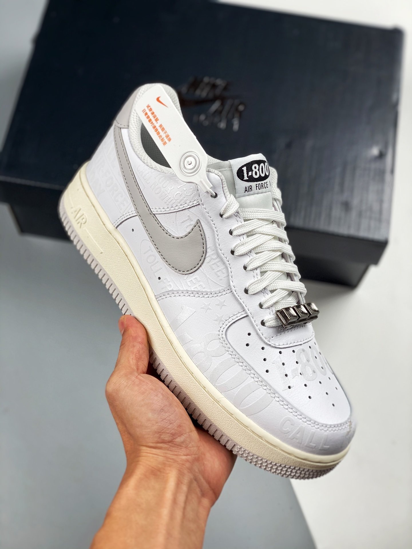 Nike Air Force 1 Low 1-800 WhiteVast Grey-Sail-Black 5340561