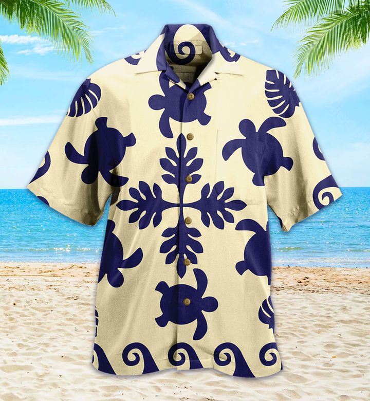 Turtle Hawaii Beige Hawaii Shirt Ha84362