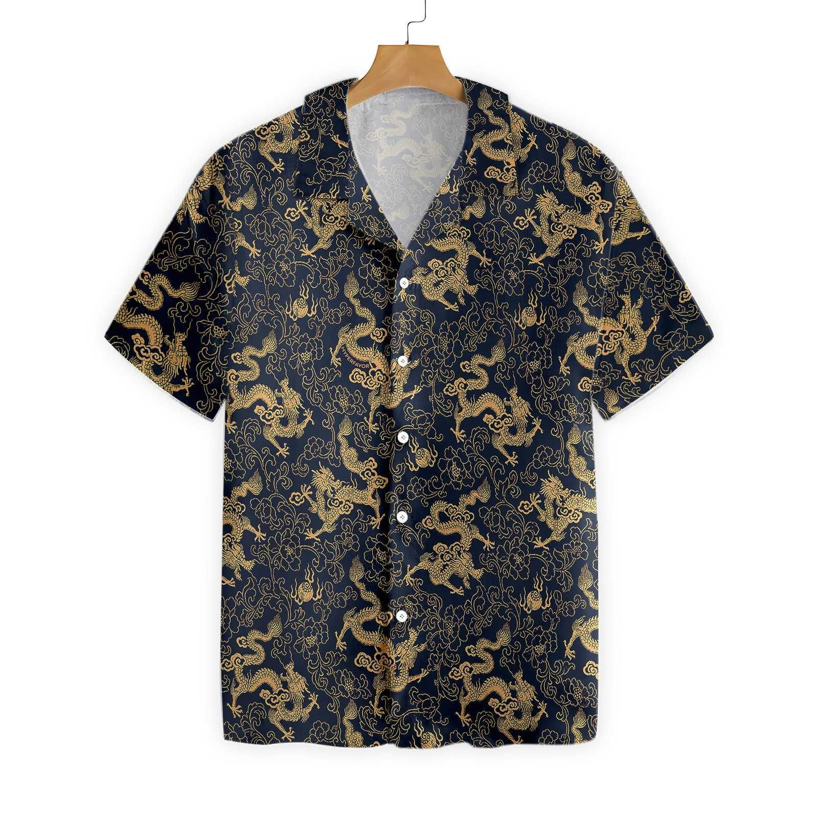 Traditional Chinese Dragon Hawaii Shirt Ha74686