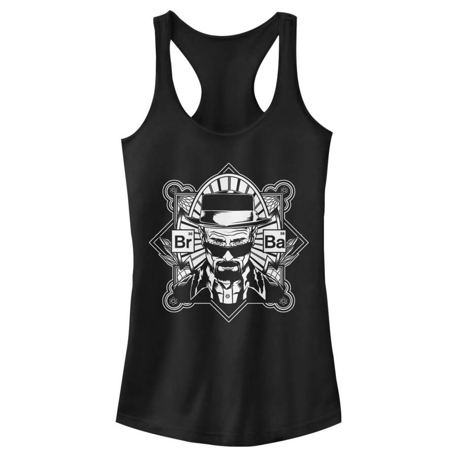 Breaking Bad Junior’s Heisenberg Portrait  Racerback Tank