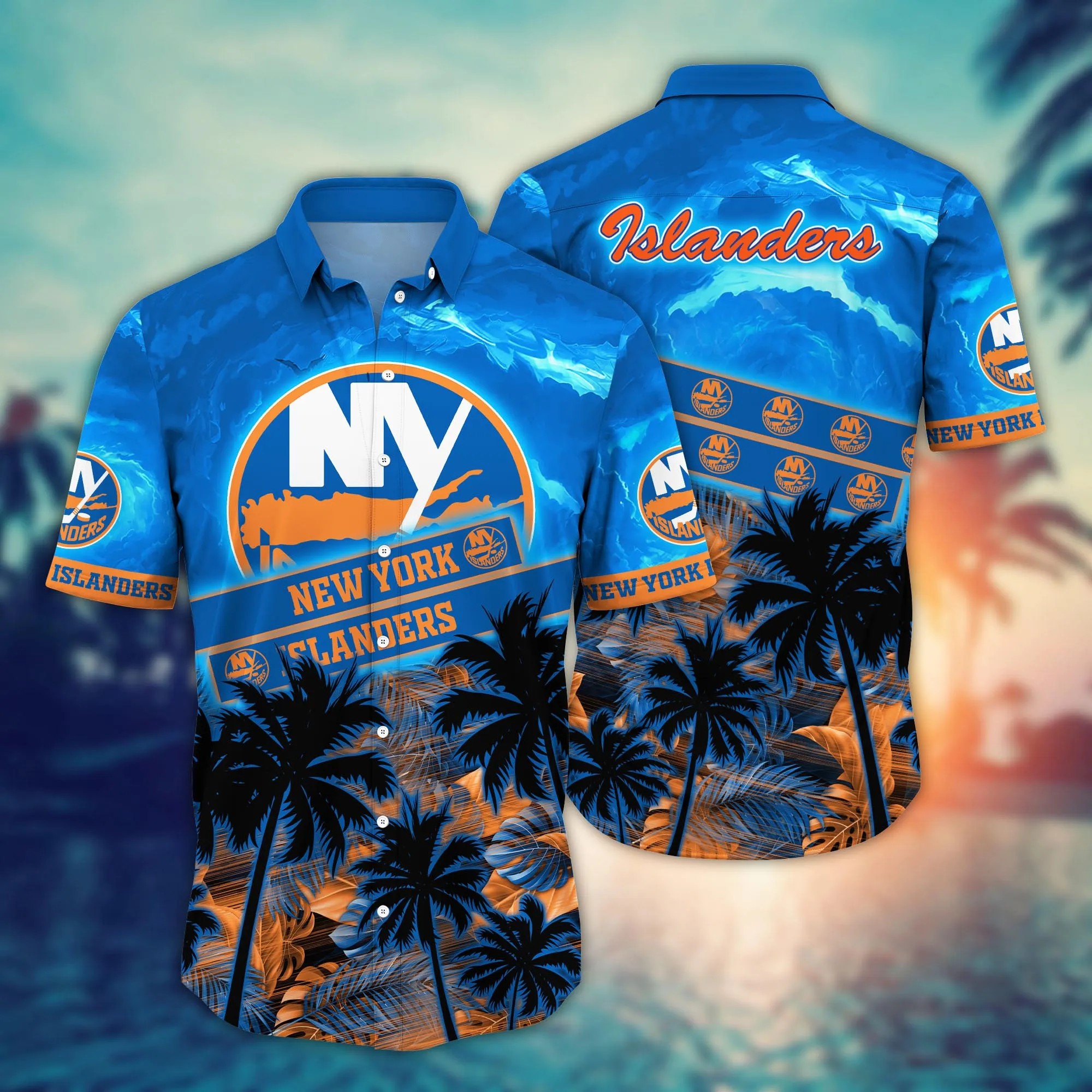 New York Islanders Nhl Hawaiian Shirt High Temperaturestime Aloha Shirt