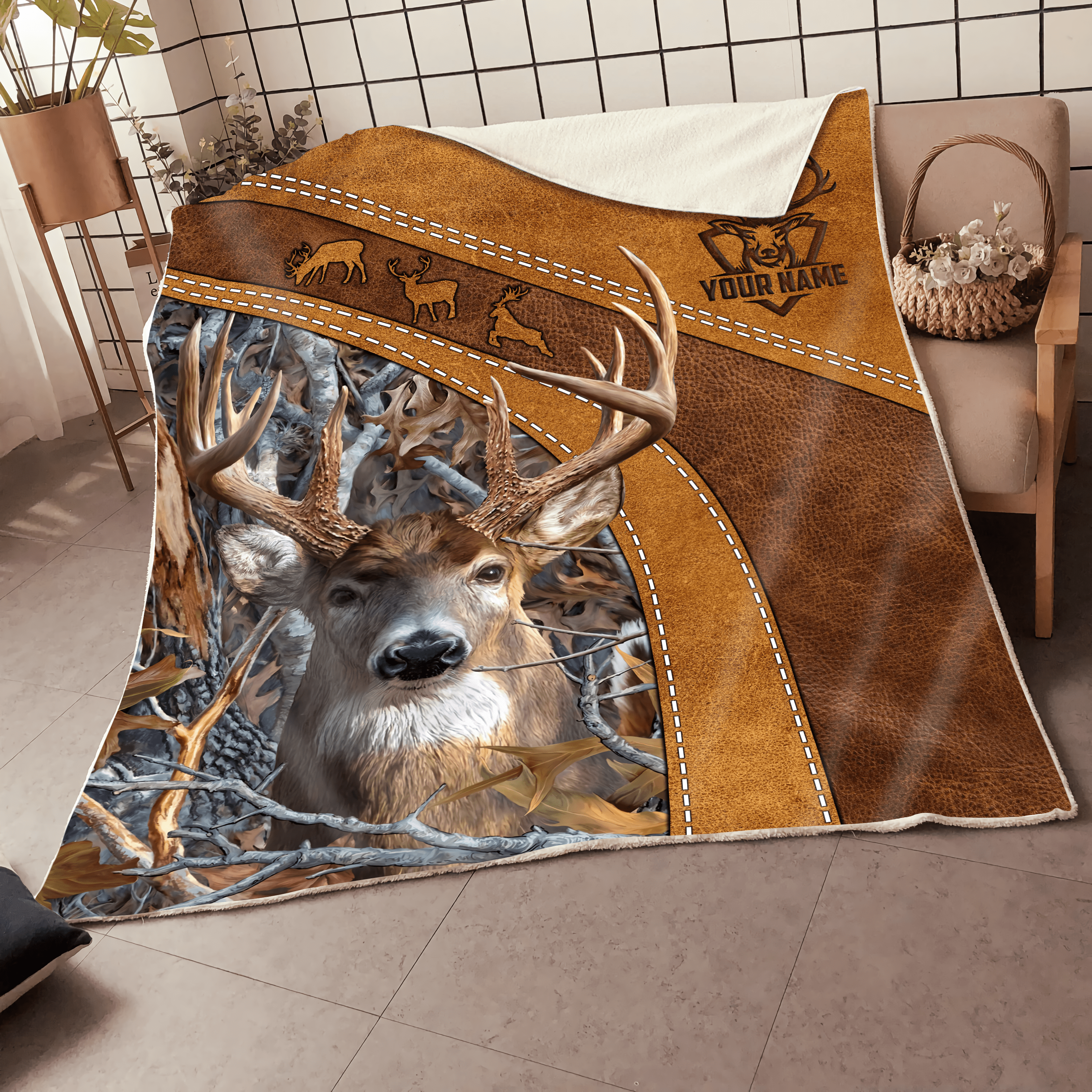 Tmarc Tee Tmarctee Deer Hunting 3D All Over Printed Blanket Da27092105