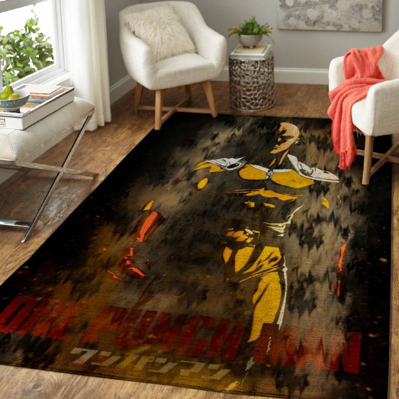 One Punch Man Anime Super Art Area Rug – Carpet