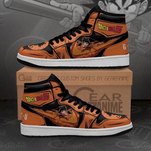 Goku Chico Jordan Sneakers Dragon Ball Z Custom Anime Shoes Mn10 Jordan Sneaker