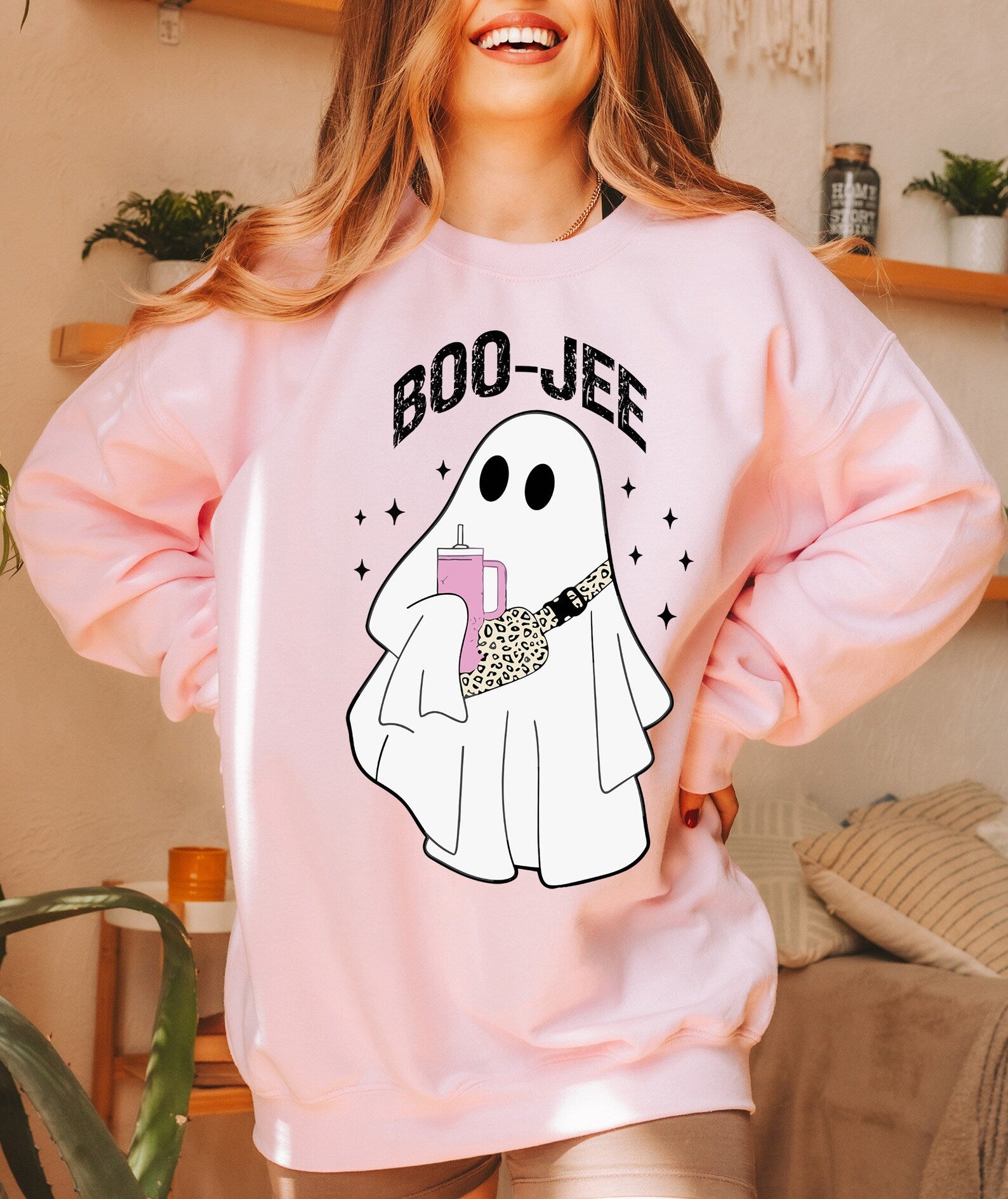 Ghost Boo Sweatshirt 2D Crewneck Sweatshirt All Over Print Sweatshirt For Women Sweatshirt For Men Sws3865