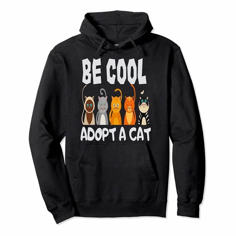 Adopt A Cat Animal Shelter Cat Rescue Pullover Hoodie, T-Shirt, Sweatshirt, Tank Top, Racerback, Dolman