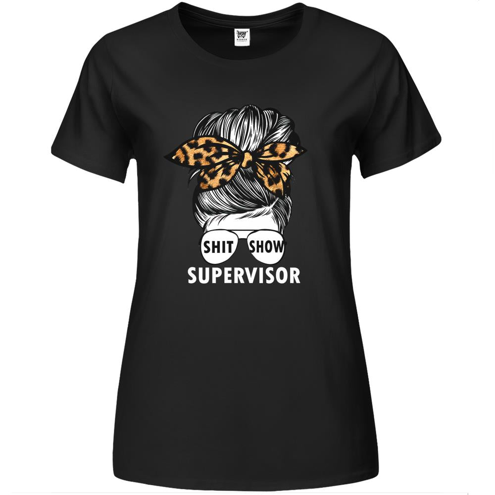 Funny Supervisor Shitshow For Teacher, Women, Boss Premium Womens T Shirts