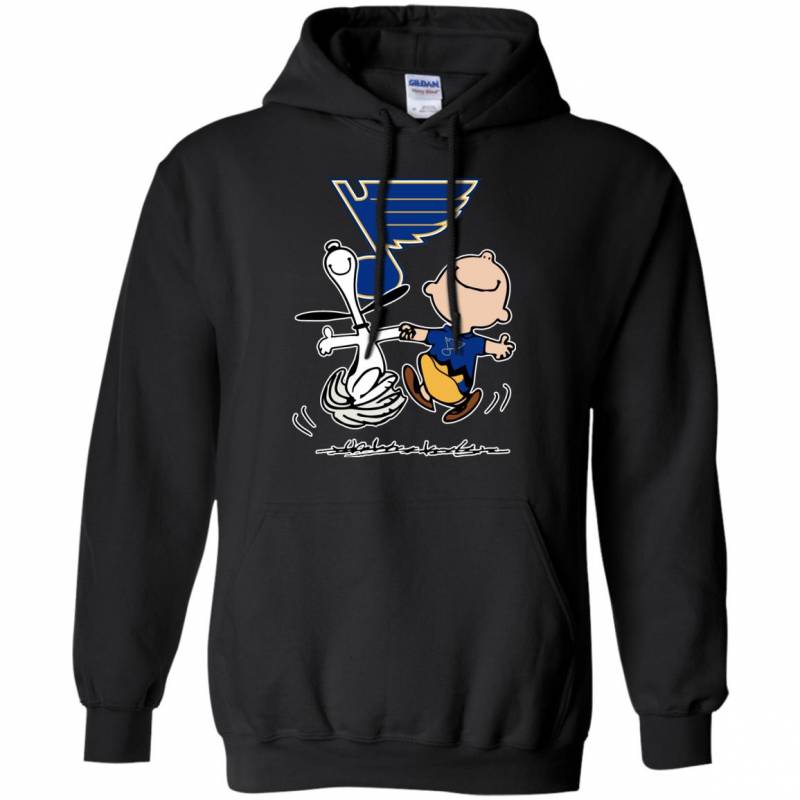 Charlie Brown & Snoopy – St. Louis Blues T-shirts Sweat Shirts Long Sleeves Hoodies