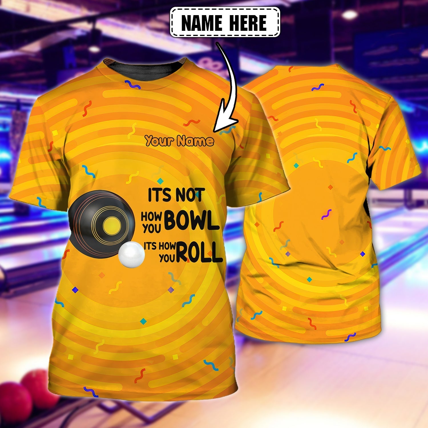 Personalized 3D Lawns Bowl T Shirt Love Lawn Bowl Tee Shirt Men Women