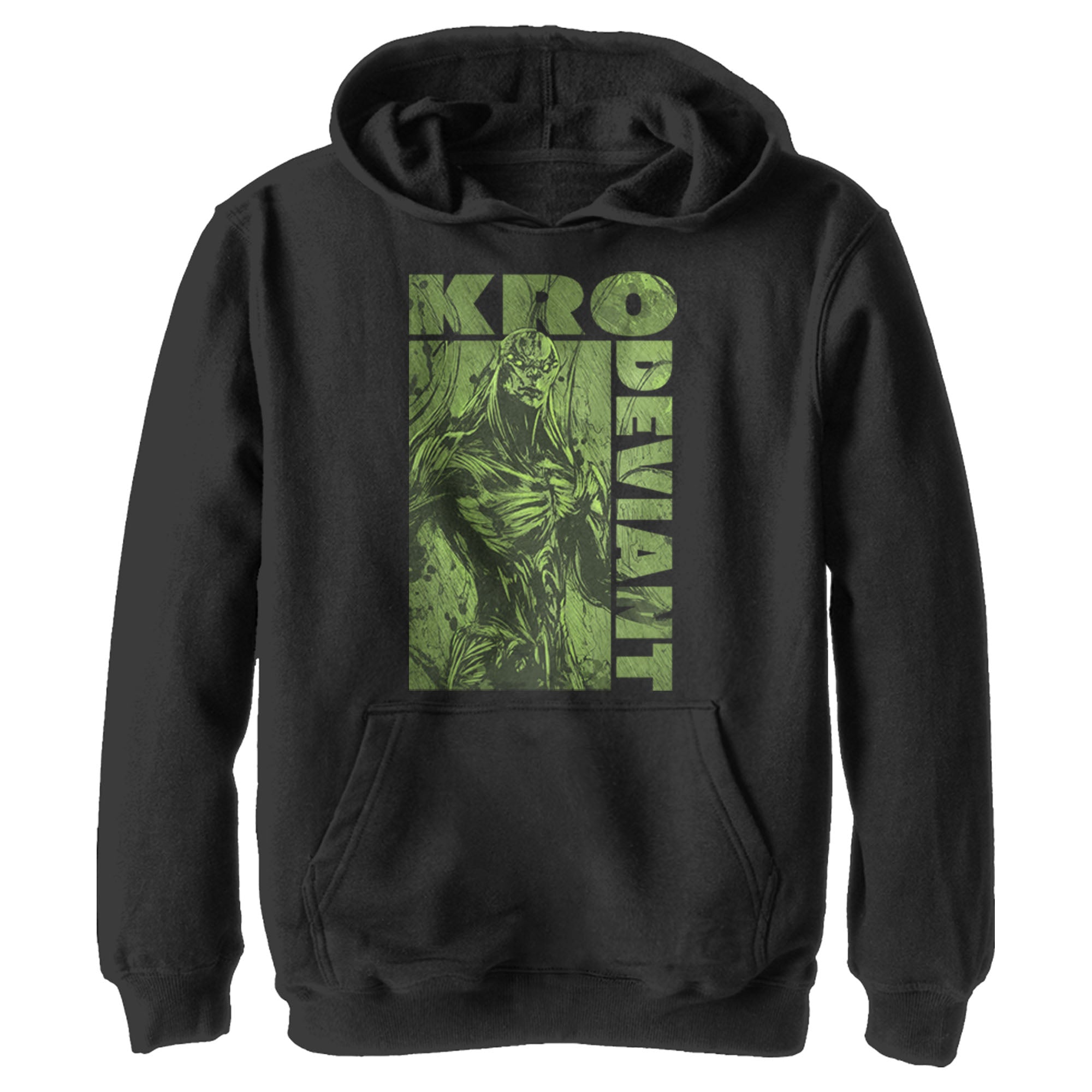 Boy’S Marvel Eternals Kro Deviant Green Pull Over Hoodie