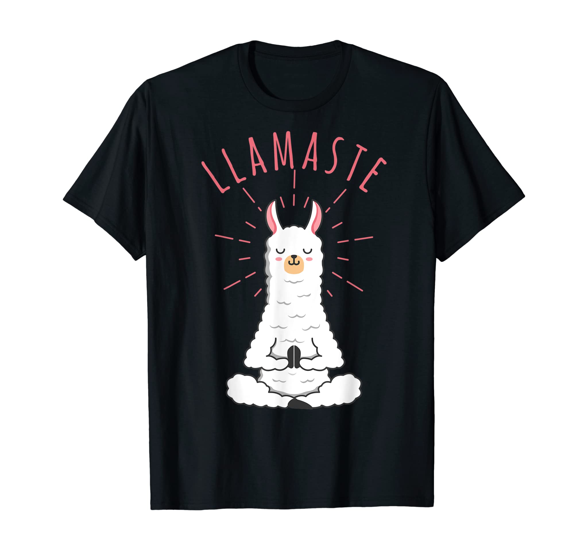 Funny Llama Do Yoga, Llamaste, Namaste, Funny Yoga T-Shirt