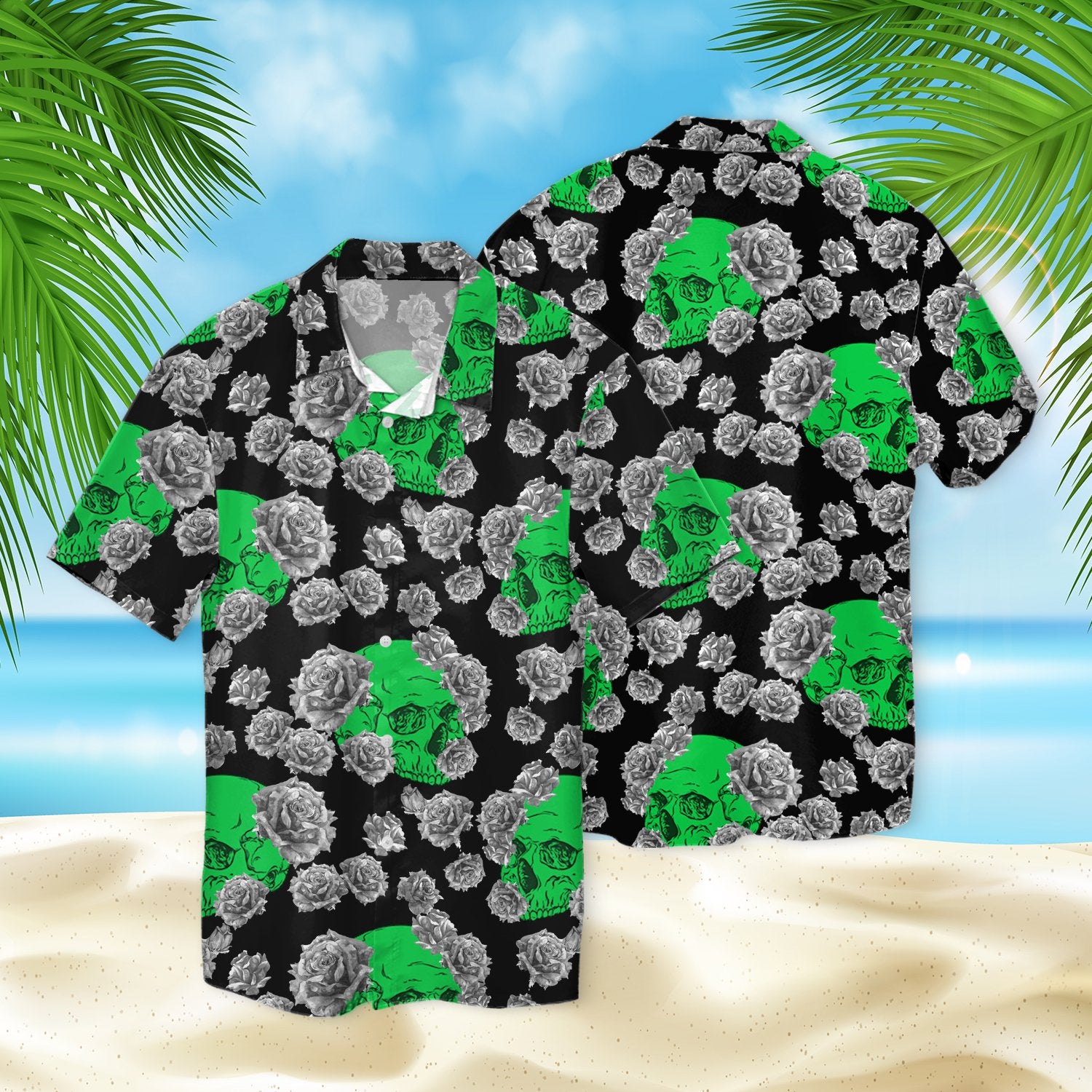 Skull Halloween Hawaii Shirt Ha65263