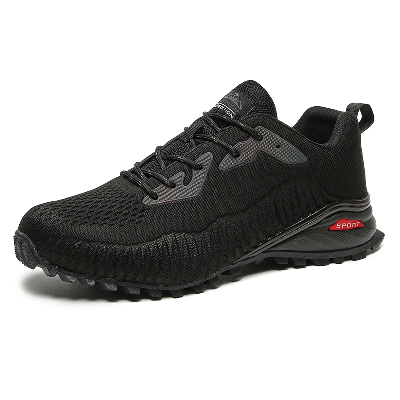 Big Size Sneakers 40-50 Men Trail Running Shoes Male Breathable Knit Athletic Tennis Shoes Jogging Walking Outdoor Sneakers alx